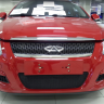 Защита радиатора "Standart" Chery M11 (2010-2016) чёрная купить недорого с доставкой в Клин