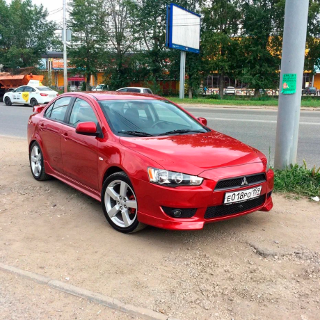 Клыки передние "2.0L" для Mitsubishi Lancer 10 дорестайлинг (2007-2010) купить недорого с доставкой в Клин