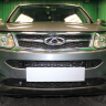 Защита радиатора "Standart" Chery Tiggo 5 (2014-2016) низ, чёрная купить недорого с доставкой в Клин