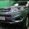 Защита радиатора "Standart" Chery Tiggo 5 (2014-2016) низ, чёрная купить недорого с доставкой в Клин