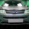 Защита радиатора "Standart" Chery Tiggo 5 (2014-2016) низ, чёрная купить недорого с доставкой в Клин