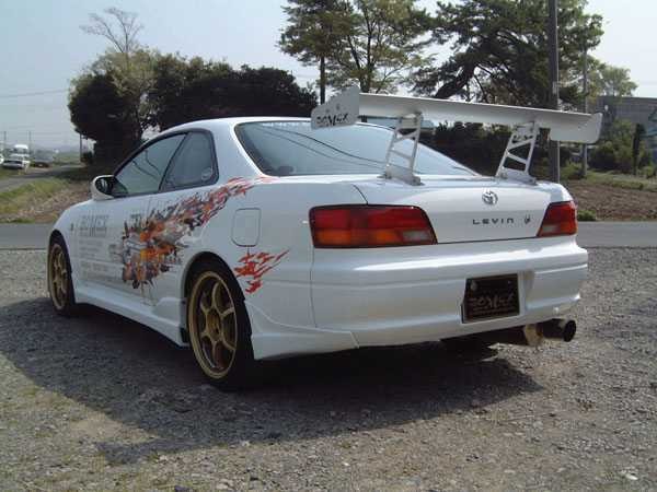 Накладки (клыки) на задний бампер "Bomex" Toyota Levin/Trueno (111) купить недорого с доставкой в Клин