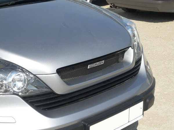 Решетка радиатора (сетка в комплекте) "MUGEN Style" для Honda CR-V (2007-2009) купить недорого с доставкой в Клин